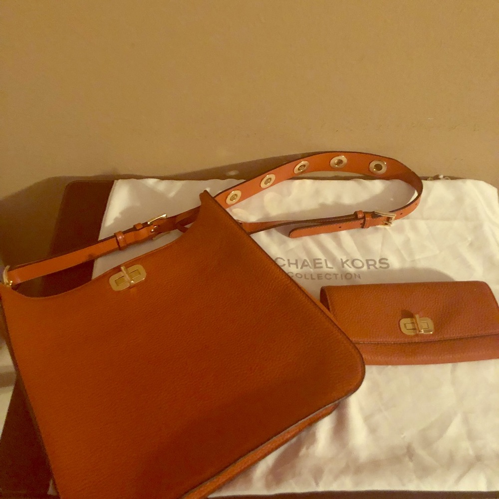 Michael Kors Shoulder/Crossbody Bag and Wallet